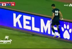 پاس رو به عقب عجیب علی نعمتی به دروازه بان + ویدیو