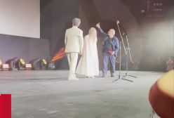 دیدار پرشور جعفر پناهی و امیر نادری در افتتاحیه جشنواره بین‌المللی زردآلوی طلایی ارمنستان