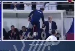 خوشامدگویی جالب سرمربی تیم ملی قطر به امیر قلعه‌نویی