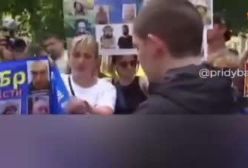 ببینید | زن اوکراینی به دنبال همسرش در میان سربازان آزاد شده اوکراینی است