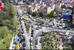 زمین رزه های پی در پی و شدید در استانبول / فرار مردم از خانه ها و قفل شدن معابر | 3 اردیبهشت 1404