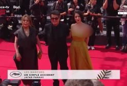 لحظات ورود جعفر پناهی به همراه دختر و همسرش بر روی فرش قرمز کن 2025