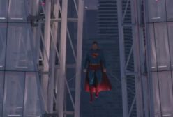 تبلیغی در ارتفاع ۳۰۰ متری؛ پرواز سوپرمن در قلب لندن