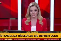 وحشت مجری تلویزیون ترکیه هنگاه زلزله شدید استانبول در پخش زنده | 3 اردیبهشت 1404