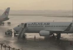 هشدار مهم| طوفان و بارش شدید باران در فرودگاه بین‌المللی مشهد| 20 خرداد 1404