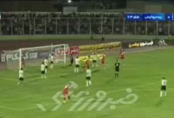 فرشاد احمدزاده گل اول پرسپولیس را به خیبرخرم آباد زد