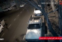 فیلم هولناک لحظه به آتش کشیدن مرموز مغازه کفش فروشی تهران! | 3 اردیبهشت 1404