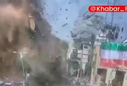 تصاویری دیده نشده از برخورد موشک در میدان تجریش + ویدئو