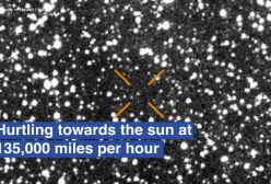 حرکت سفینه فضایی بیگانه به سمت زمین !