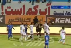 درگیری بازیکنان استقلال و ملوان در فینال جام حذفی