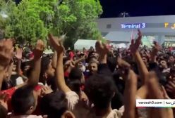 استقبال گرم  تبریزی‌ها از  تراکتور ؛ تشویق خداداد عزیزی