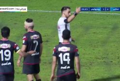 طوفان کارت قرمز پرسپولیس-نساجی در یک دقیقه!