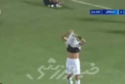 شوت زیبای جلالی به دروازه گل گهر که فقط گل نشد