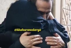 گریه های شهره سلطانی در آغوش همسرش