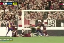 گل اول بارسلونا به ویسل کوبه توسط اریک گارسیا