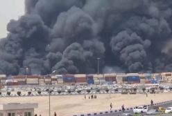 فوری/ تصاویر هولناک از حجم عظیم آتش سوزی در اثر انفجار اسکله شهید رجایی بندرعباس | 6 اردیبهشت 1404