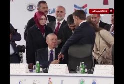 «اردوغان» بدون هیچ حرفی «ماکرون» را تحقیر کرد+ فیلم