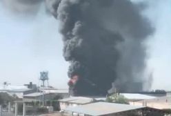 ببینید/ لحظات هولناک زبانه کشیدن آتش در کارخانه موتورسیکلت مشهد | 14 اردیبهشت 1404