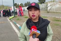 هوادار زن پرسپولیس: ناراحتیم مردان ارتش سرخ امروز در ورزشگاه نیستند/ ما زنان جای آنها را پر می کنیم