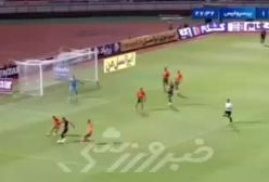 حرکت فوتبال سالنی وحید امیری در رفسنجان