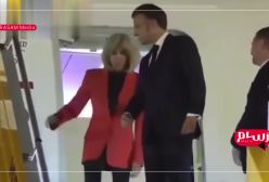 ویدیو سیلی زن مکرون به  به صورت  رئیس‌جمهور فرانسه در ویتنام