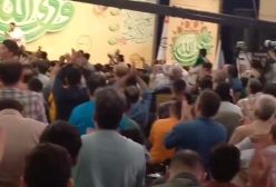حضور شهید حاجی زاده در جشن غدیر ساعتی قبل از شهادت