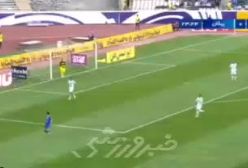 شوت تماشایی اندونگ و مهار زیبای گلر پیکان