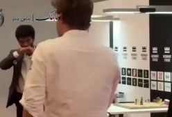 عصبانی  و فریاد مگنوس کارلسن  مقابل گوکش دوماراجو