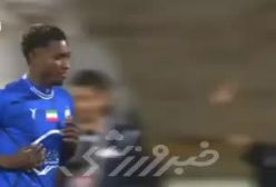 گلزنی مهاجم خارجی استقلال مقابل آلومینیوم