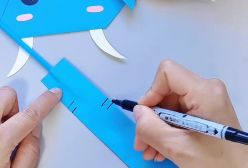 ساخت کاردستی فیل با مقوا