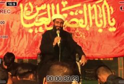 خداحافظی امام حسین (ع) با امام سجاد  (ع)