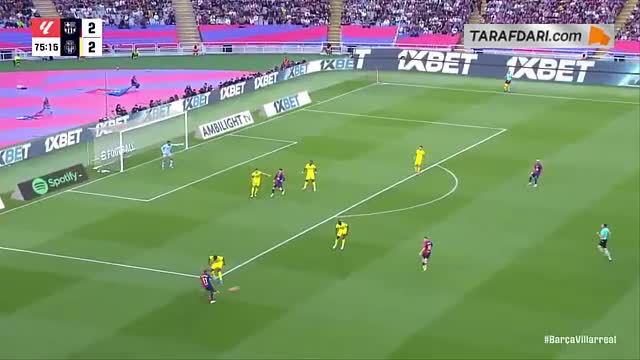 خلاصه بازی بارسلونا 2-3 ویارئال - جشن قهرمانی