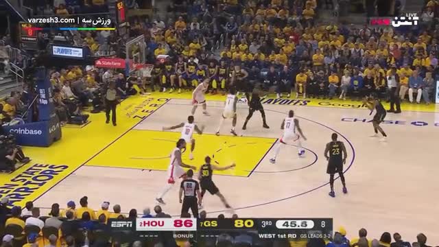خلاصه بسکتبال گلدن استیت واریرز - هیوستون راکتس NBA فصل 2024/25