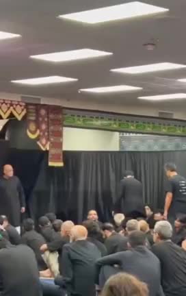 حضور زهران ممدانی  نامزد شیعه شهرداری نیویورک در مراسم  عزاداری روز عاشورا