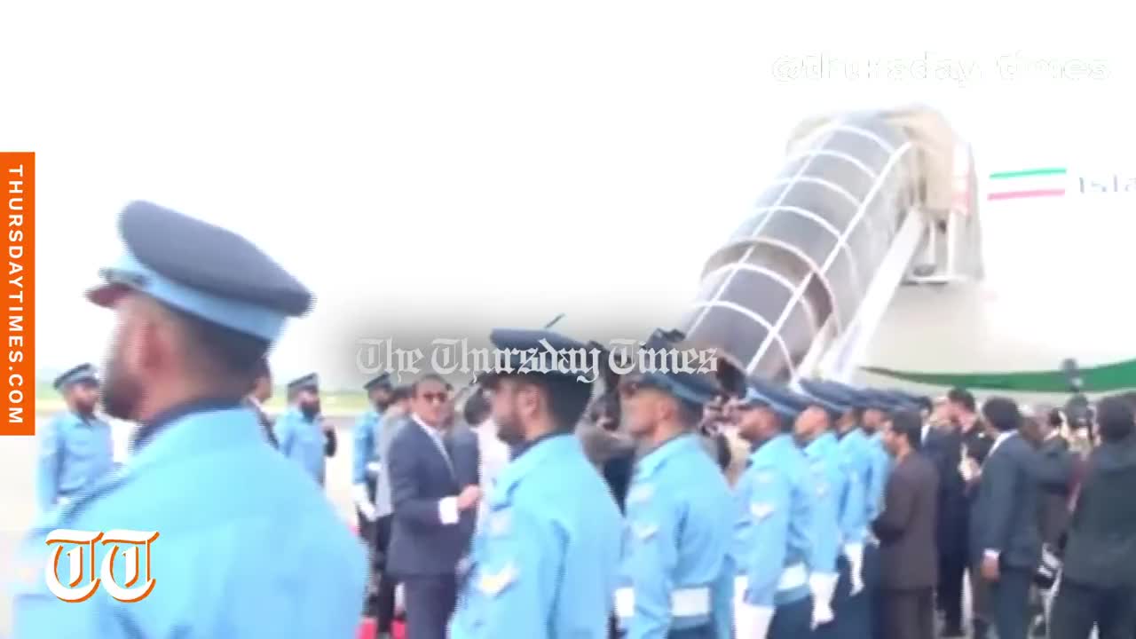 استقبال مریم نواز شریف از مسعود پزشکیان در لاهور پاکستان