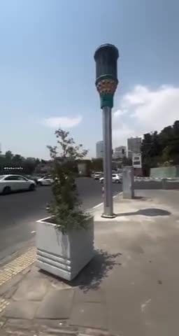 نصب بلندگو‌های اعلان وضعیت خطر و آژیر قرمز در تهران