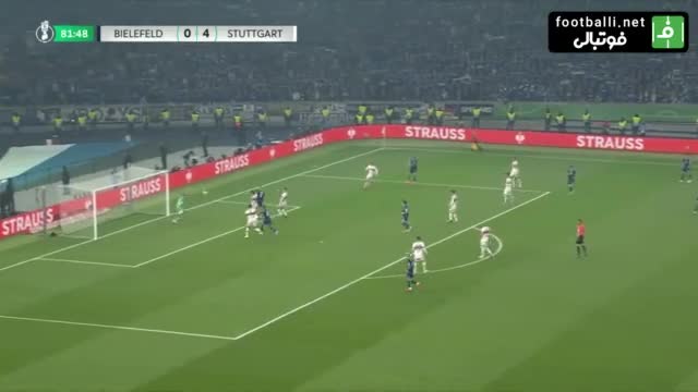 خلاصه بازی اشتوتگارت 4-2 آرمنیا بیلفلد   جام حذفی آلمان
