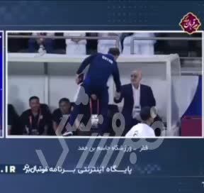 خوشامدگویی جالب سرمربی تیم ملی قطر به امیر قلعه‌نویی