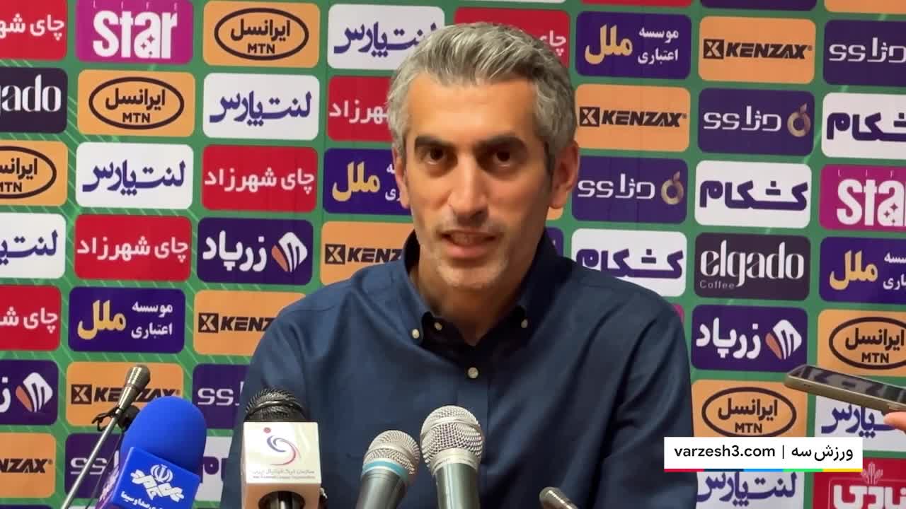 تشکر ویژه جباری از بوژوویچ در نشست خبری