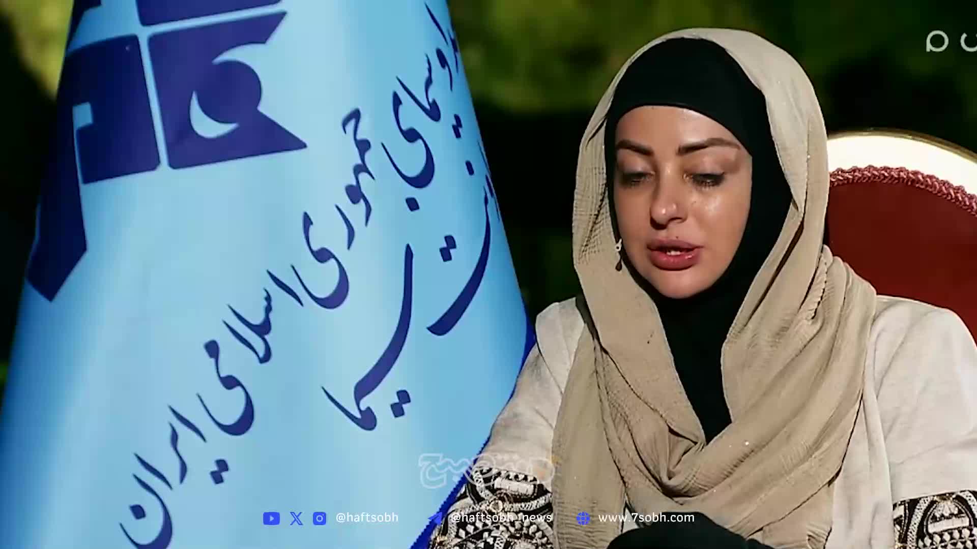 مصاحبه بی پرده و صریح نفیسه روشن درباره روز های جنگ + فیلم